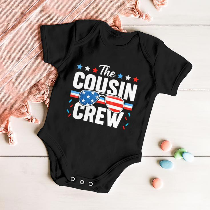 Cousin Crew 4Th Of July Patriotic American Family Matching Baby Onesie