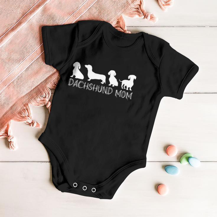 Dachshund Mom Wiener Doxie Mom Cute Doxie Graphic Dog Lover Gift V3 Baby Onesie
