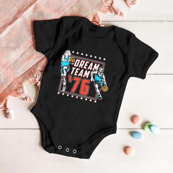 Dream Team America Patriot Proudly Celebrating 4Th Of July Baby Onesie