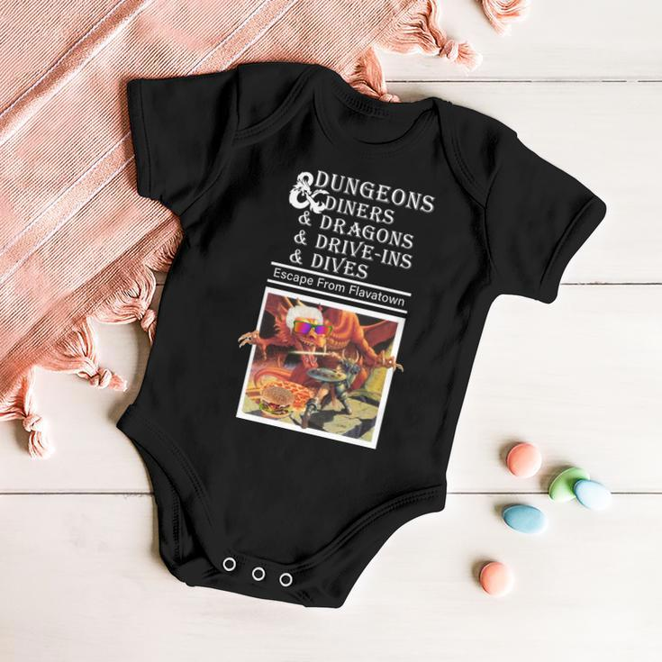 Dungeons & Diners & Dragons & Drive-Ins & Dives Baby Onesie