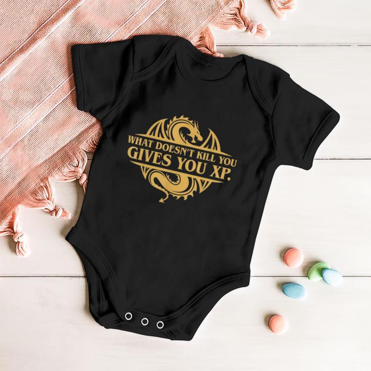 Dungeons And Dragons What Doesnt Kill You Gives You Xp Tshirt Baby Onesie