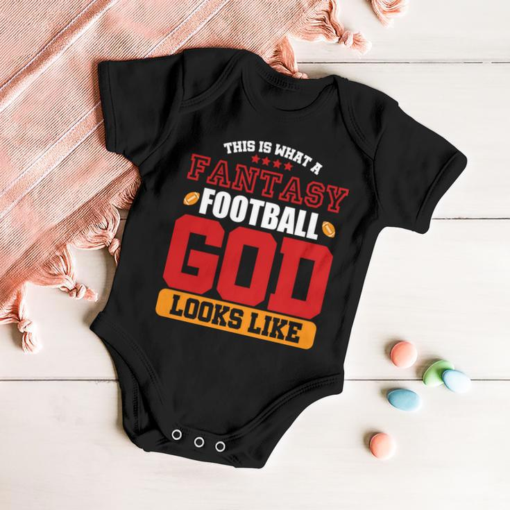 Fantasy Football God Tshirt Baby Onesie