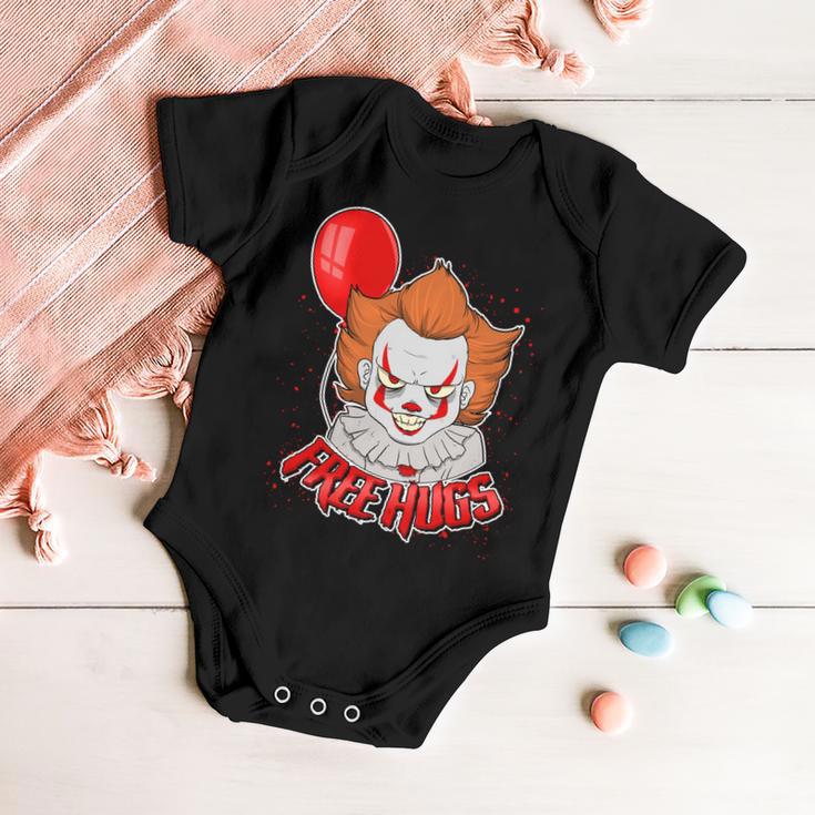 Free Hugs Scary Clown Funny Baby Onesie