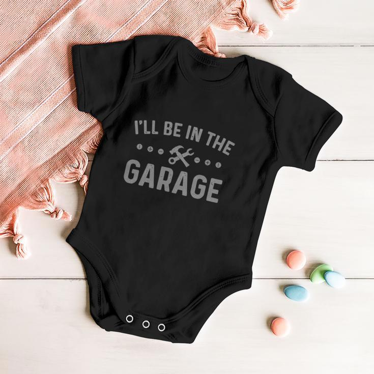 Garage Mechanic Fathers Day Funny Baby Onesie