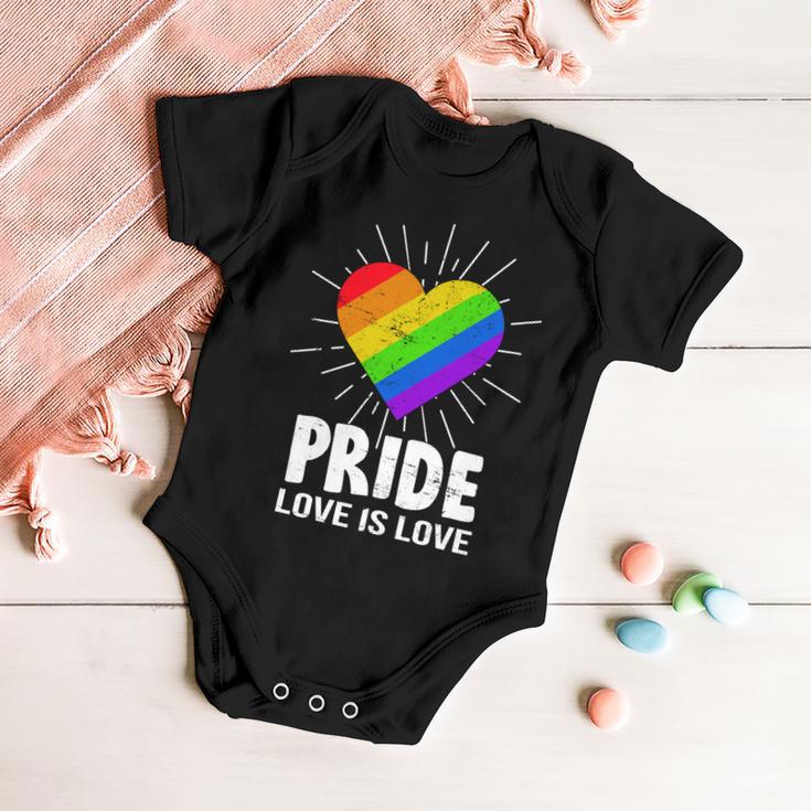 Gay Pride Love Is Love Lgbt Baby Onesie