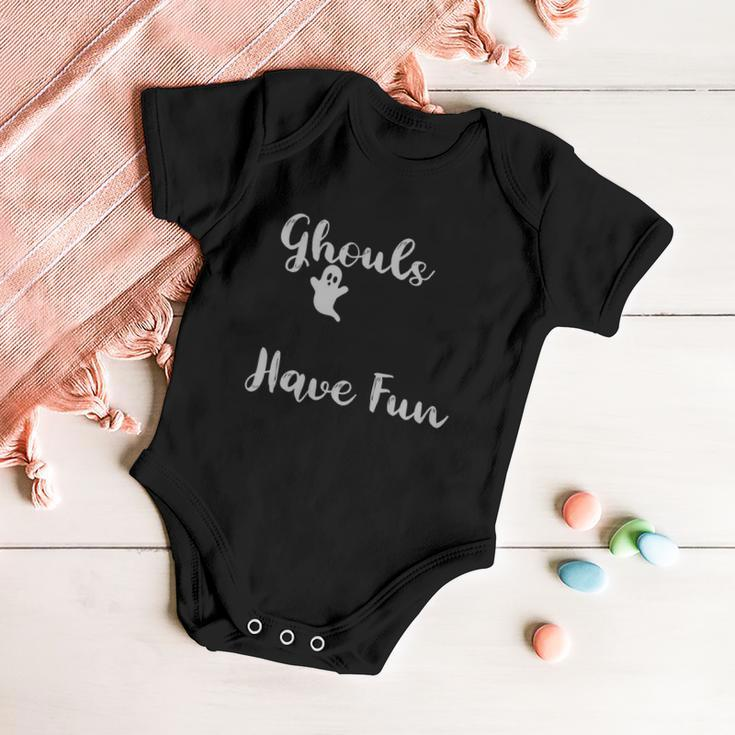 Ghouls Just Wanna Have Fun Halloween Quote Baby Onesie