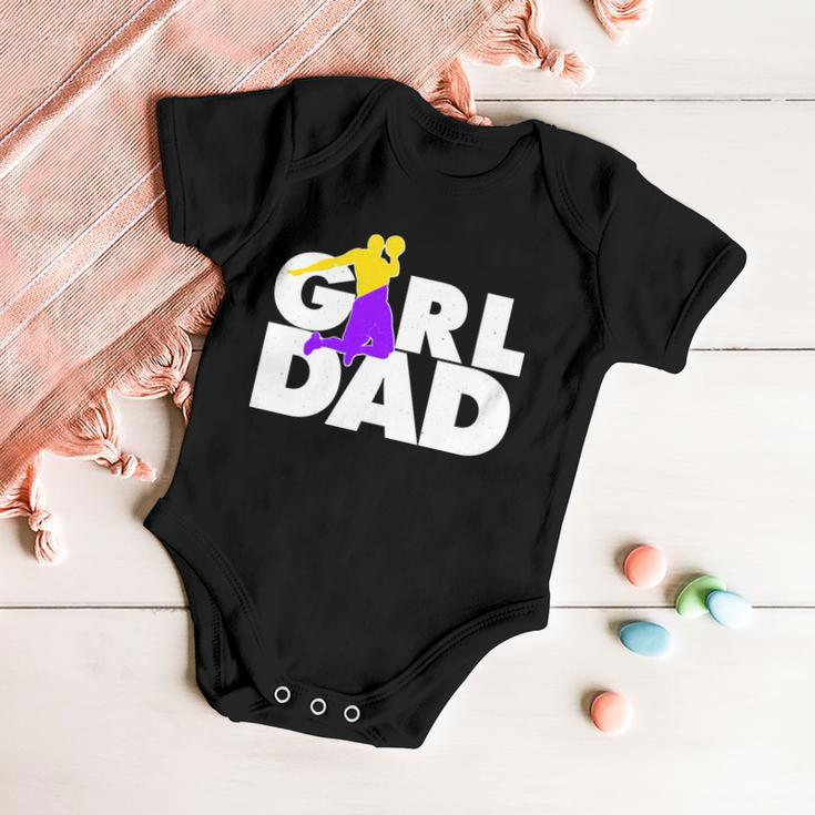 Girl Dad Dunking Tribute Tshirt Baby Onesie