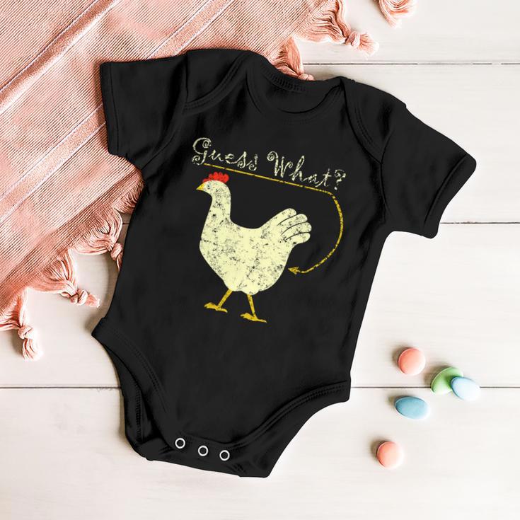 Guess What Chicken Butt Tshirt Baby Onesie