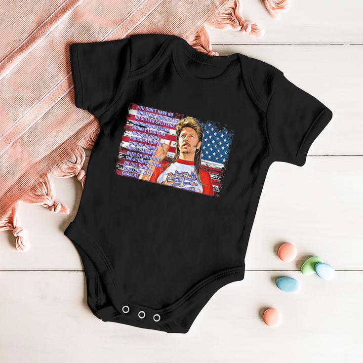 Happy 4Th Of July Merica Funny Joe American Flag Baby Onesie