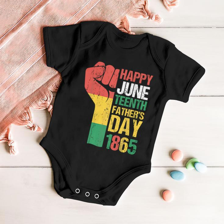 Happy Juneteenth Fathers Day 1865 Fathers Day Baby Onesie
