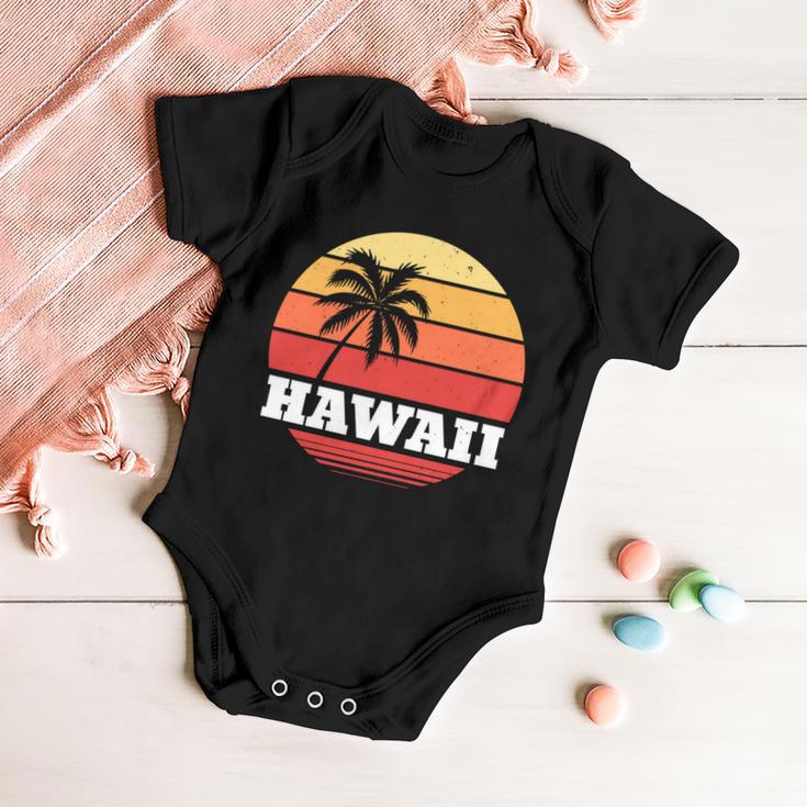 Hawaii Retro Sun Tshirt Baby Onesie