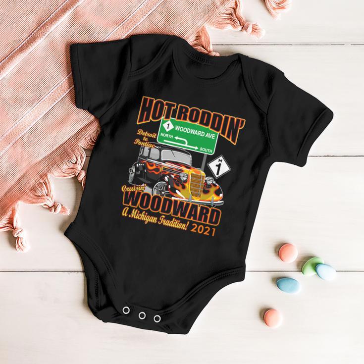 Hot Rod Woodward Ave M1 Cruise 2021 Tshirt Baby Onesie