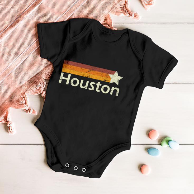 Houston Texas Vintage Star Logo Baby Onesie