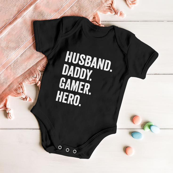 Husband Dad Father Gamer Funny Gaming Baby Onesie