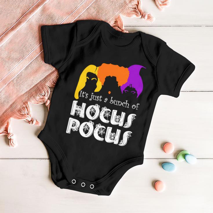 Its Just A Bunch Of Hocus Pocus Halloween Tshirt Baby Onesie