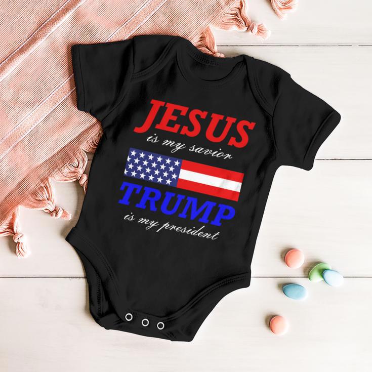 Jesus Savior Trump President Baby Onesie