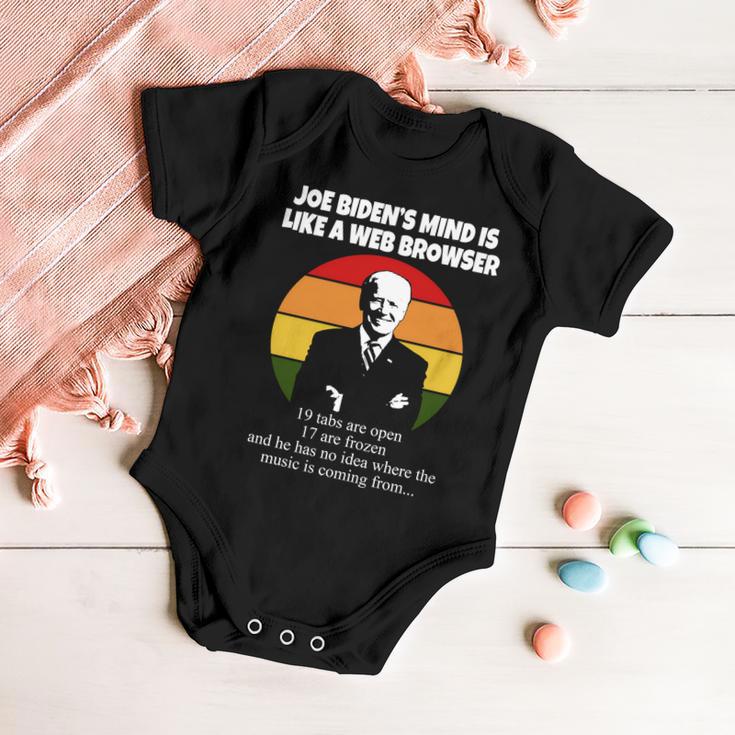 Joe Bidens Mind Is Like A Web Browser Tshirt Baby Onesie