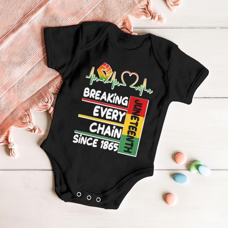 Juneteenth Breaking Every Chain Since Baby Onesie