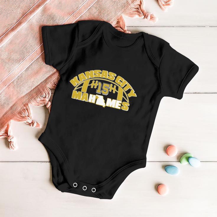 Kansas City Mahomes Football Fan Baby Onesie