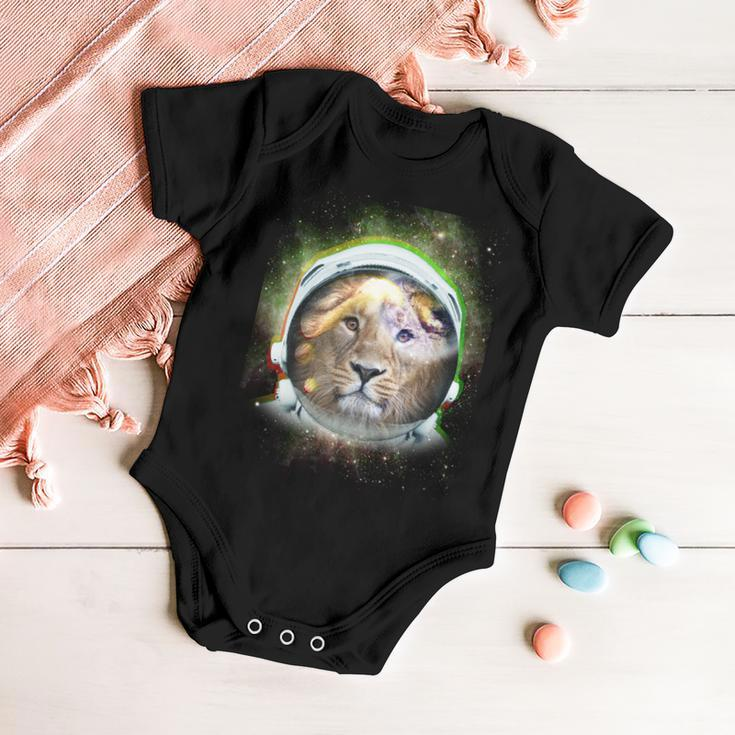 King Of The Universe Lion Space Astronaut Helmet Baby Onesie