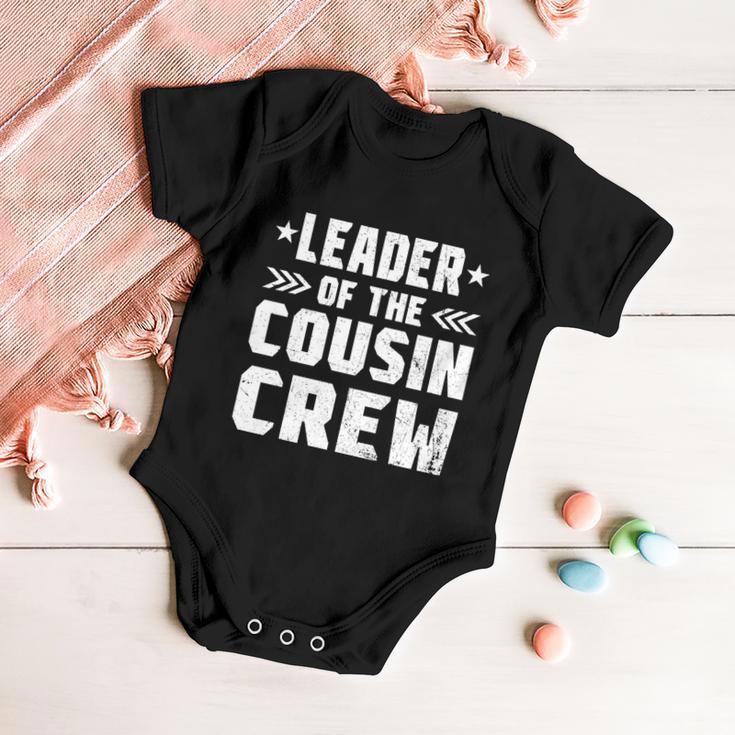 Leader Of The Cousin Crew Gift Baby Onesie