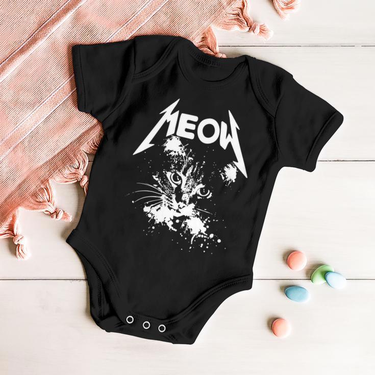 Lightning Cat Meow Logo Tshirt Baby Onesie