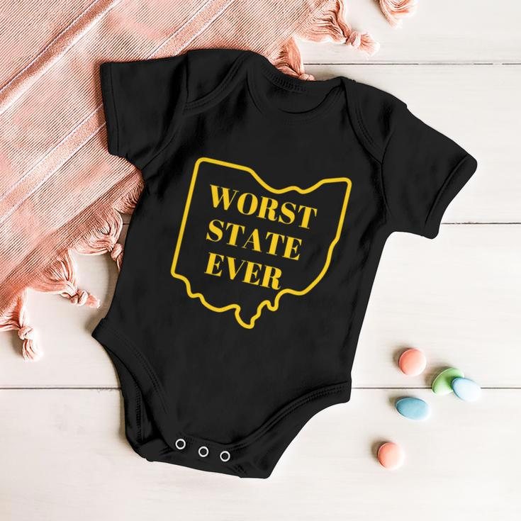 Ohio Worst State V2 Baby Onesie