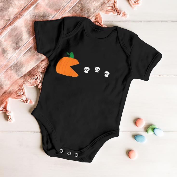 Pumpkin Ghost Boo Halloween Quote V2 Baby Onesie