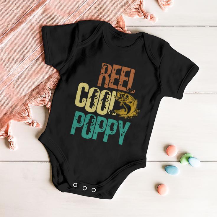 Reel Cool Poppy Vintage Fishing Baby Onesie