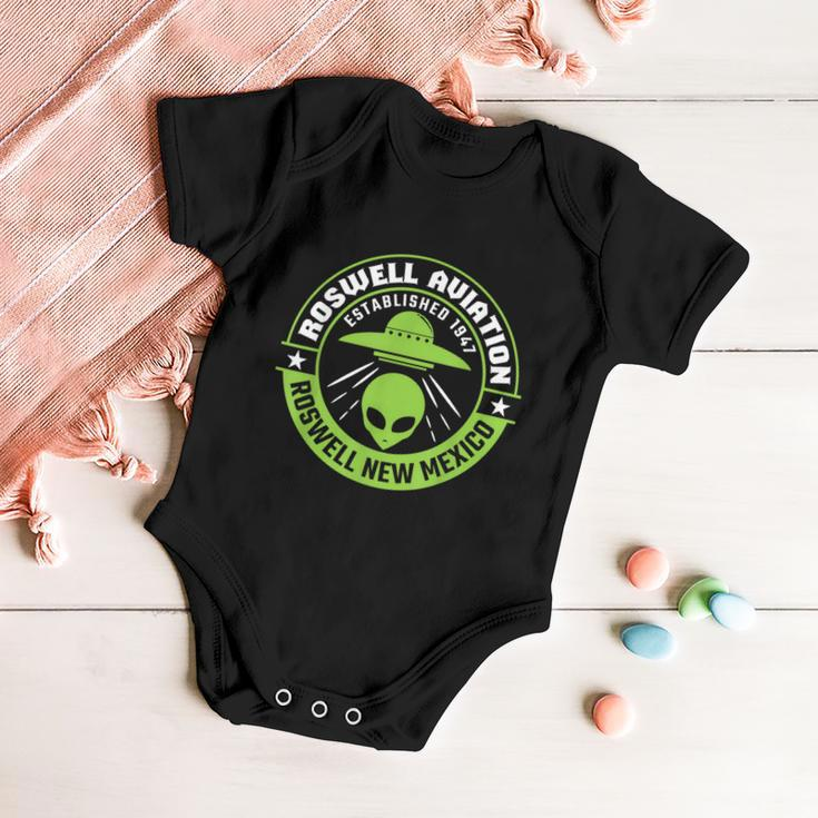 Roswell Aviation Established 1947 Roswell Alien Tshirt Baby Onesie