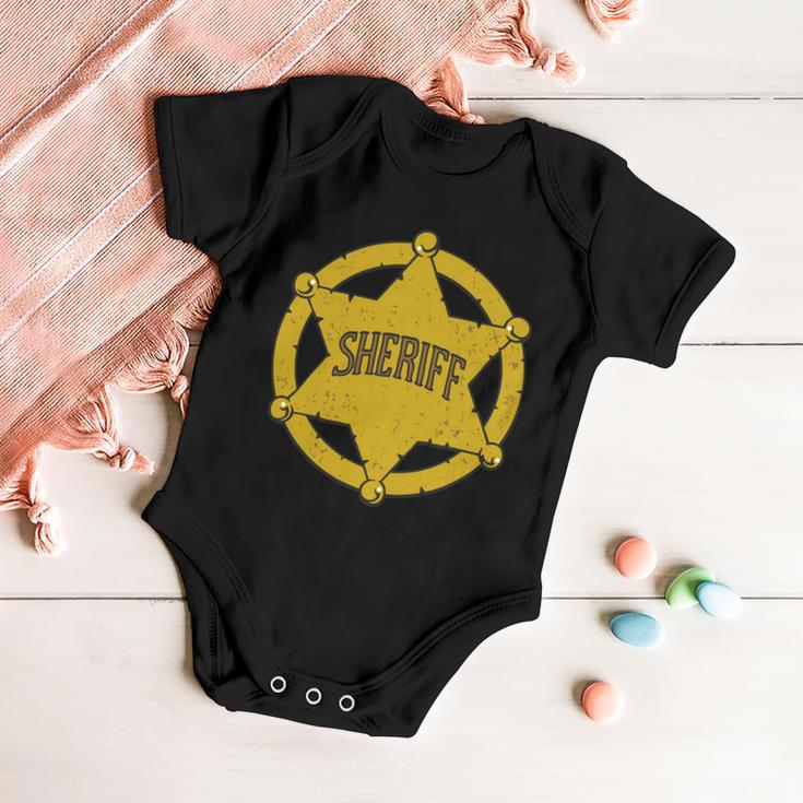 Sheriff Badge Tshirt Baby Onesie