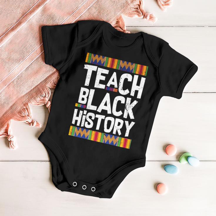 Teach Black History Tshirt Baby Onesie