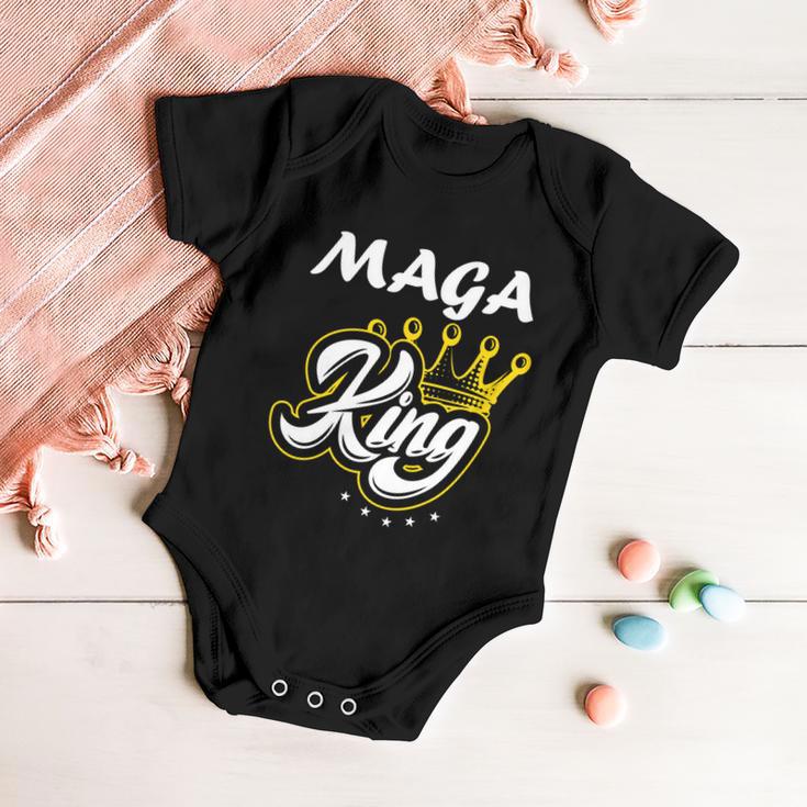 Ultra Maga King Crown Usa Trump 2024 Anti Biden Tshirt Baby Onesie