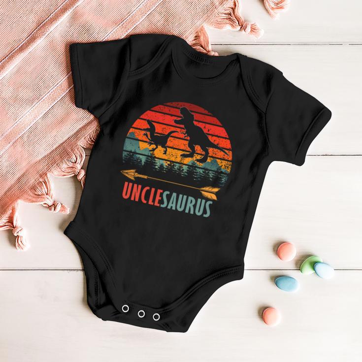 Uncle Dinosaur Trex V3 Baby Onesie