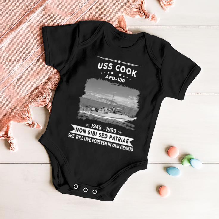 Uss Cook Apd Baby Onesie