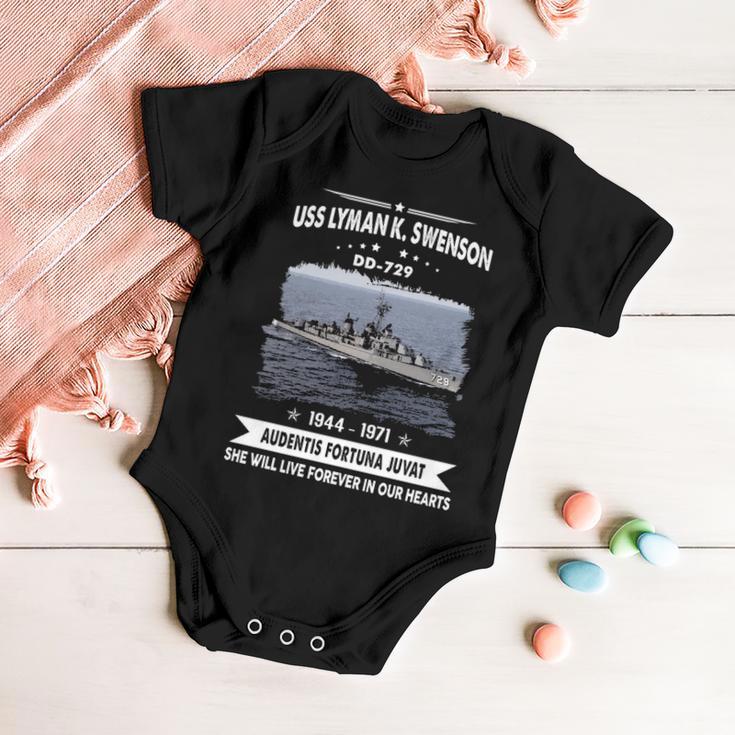 Uss Lyman K Swenson Dd Baby Onesie