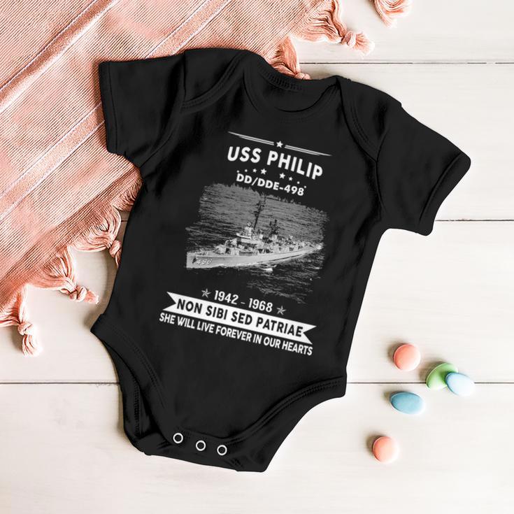 Uss Philip Dd 498 De Baby Onesie