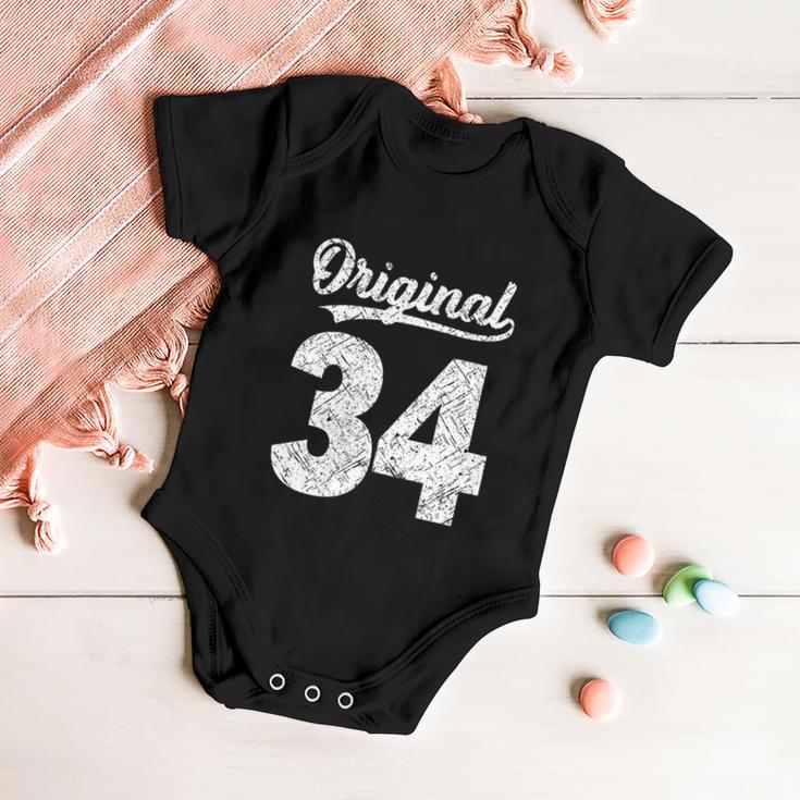 Vintage Of It´S My 34Th Birthday Baby Onesie