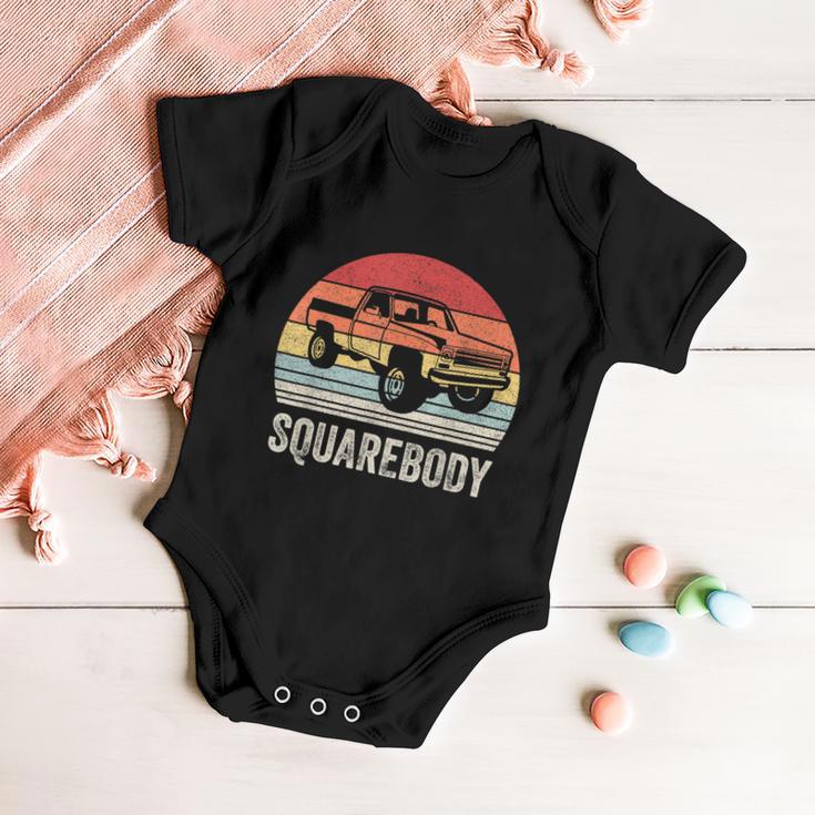 Vintage Retro Classic Square Body Squarebody Truck Tshirt Baby Onesie