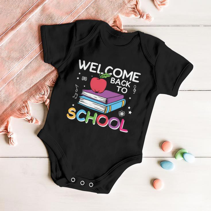 Welcome Back To School 1St Day 100 Days Of School Baby Onesie
