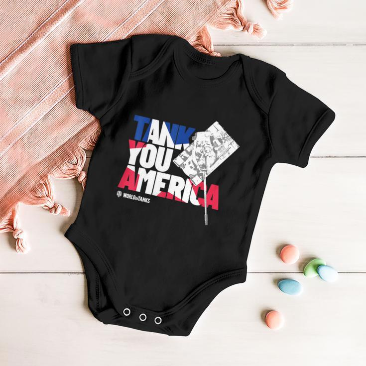 World Of Tanks 4Th Of July Tank You America Baby Onesie