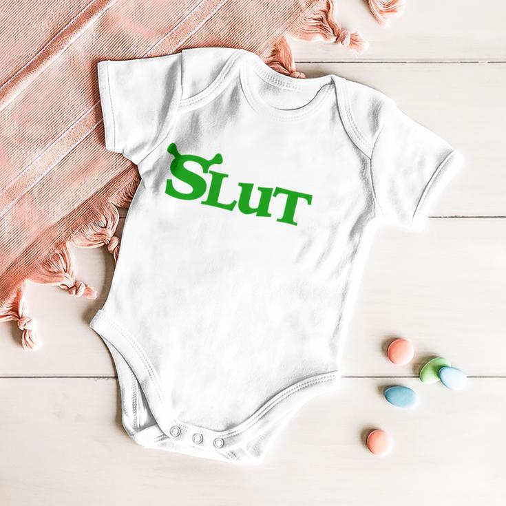 Funny Slut Parody Tshirt Baby Onesie