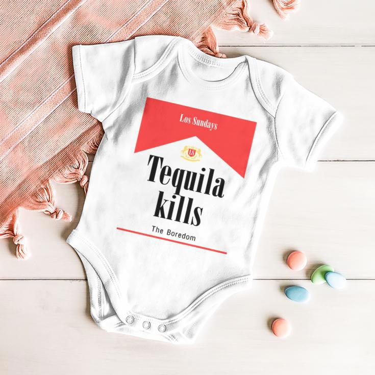 Los Sundays Tequila Kills The Boredom Sunday Club Tshirt Baby Onesie