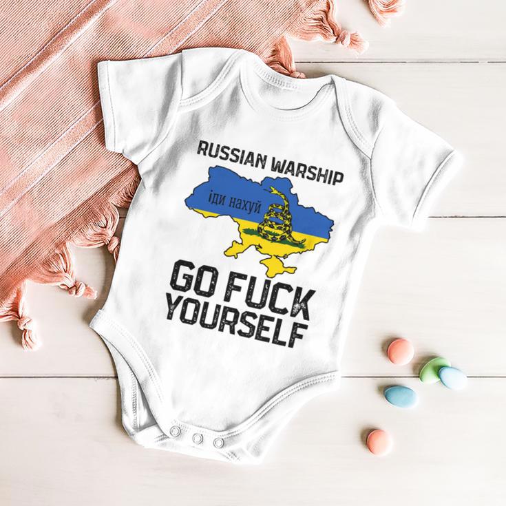 Russian Warship Go F Yourself Russian Warship Go Fuck Yourself Tshirt Baby Onesie