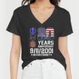 20Th Anniversary 9112001 Never Forget 911 Tshirt Women V-Neck T-Shirt