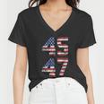 45 47 Trump 2024 Great Gift Tshirt Women V-Neck T-Shirt
