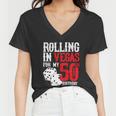 50Th Birthday Gift Vintage V10 Women V-Neck T-Shirt