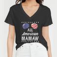 All American Mamaw 4Th Of July Independence Women V-Neck T-Shirt