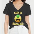Aloha Beaches Tshirt Women V-Neck T-Shirt