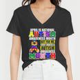 April Is Autism Awareness Month For Me Every Month Is Autism Awareness Tshirt Women V-Neck T-Shirt